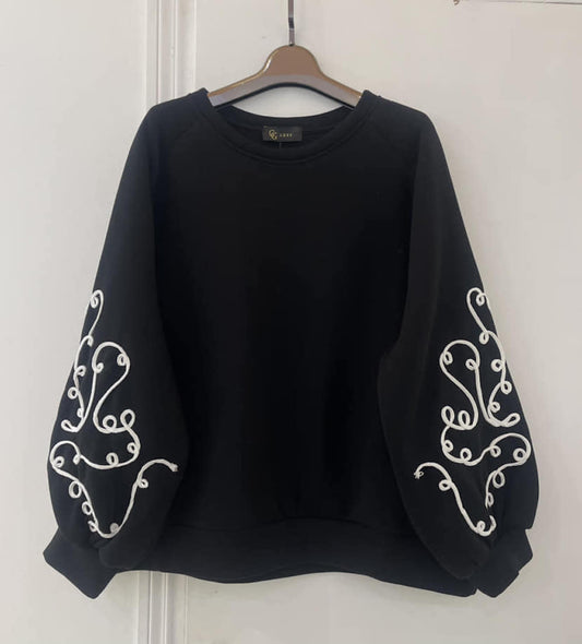 Pull manche bouteille