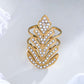 Bague Brillante Feuille
