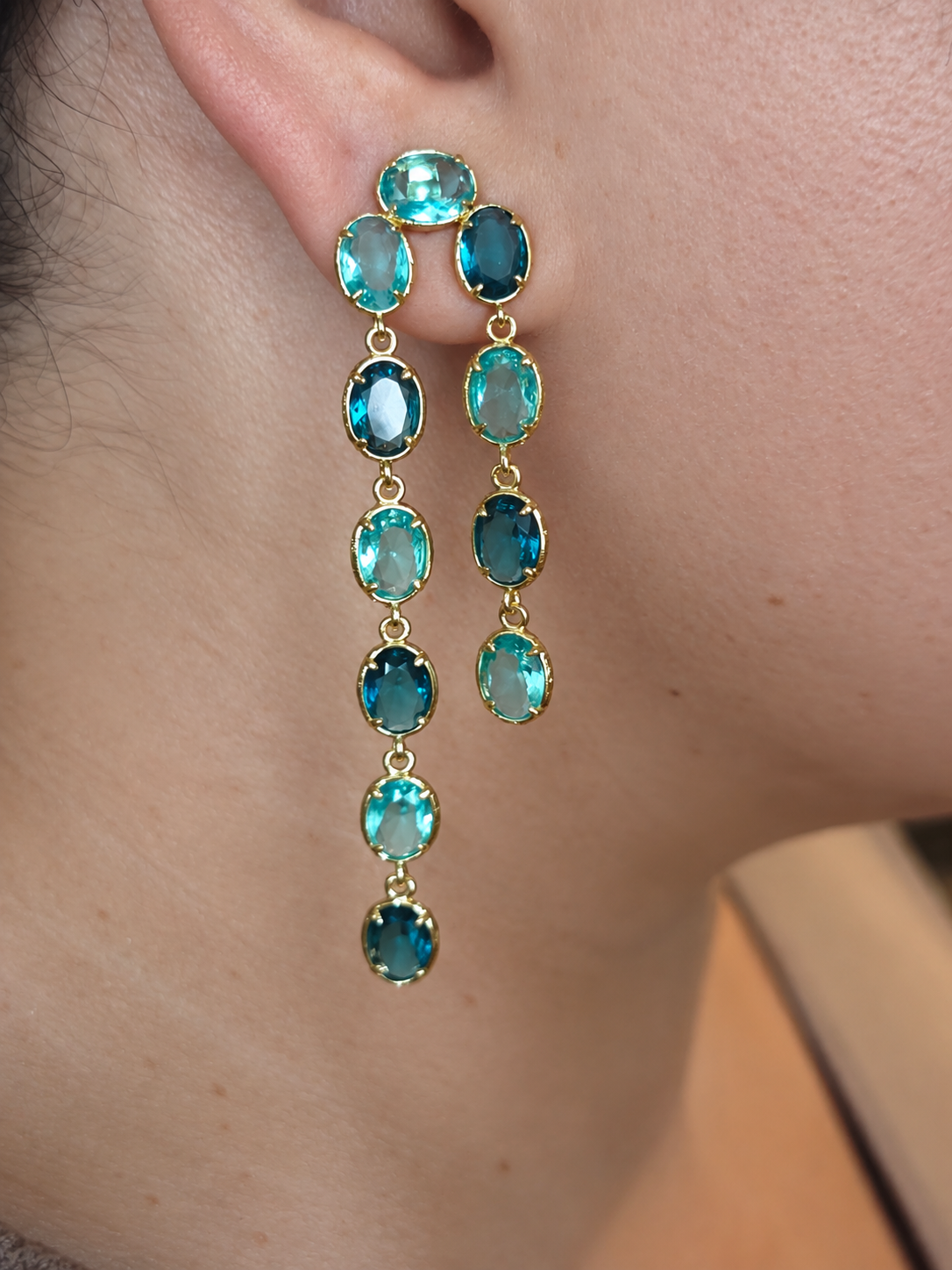 Boucles Canes Cristal