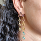 Boucles Canes Cristal