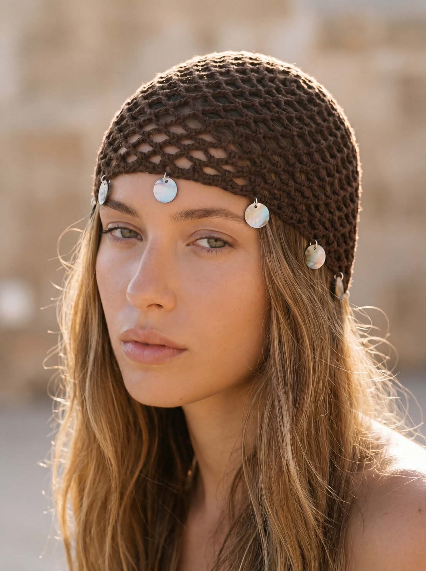 Bonnet filet Coquillage