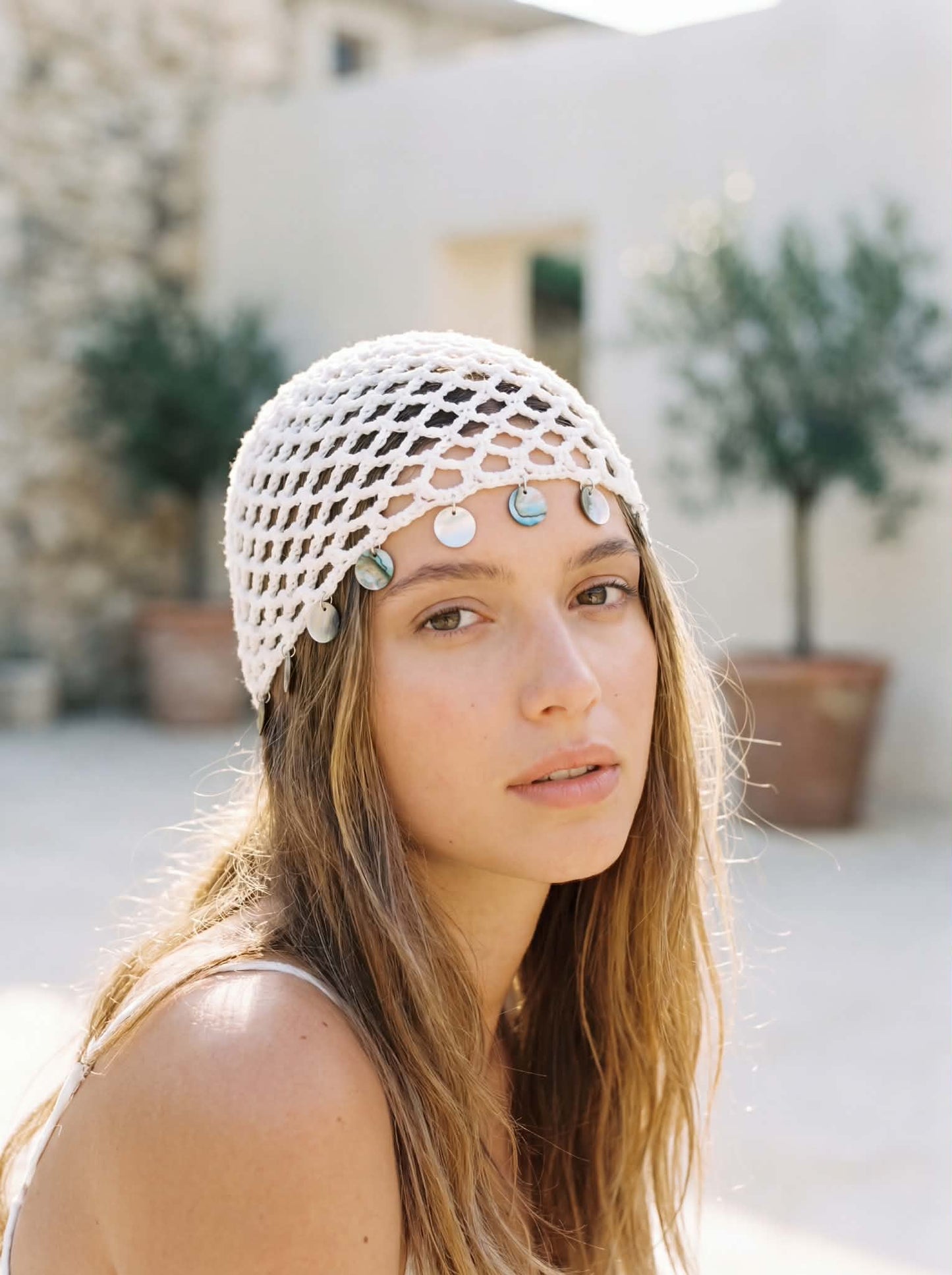 Bonnet filet Coquillage