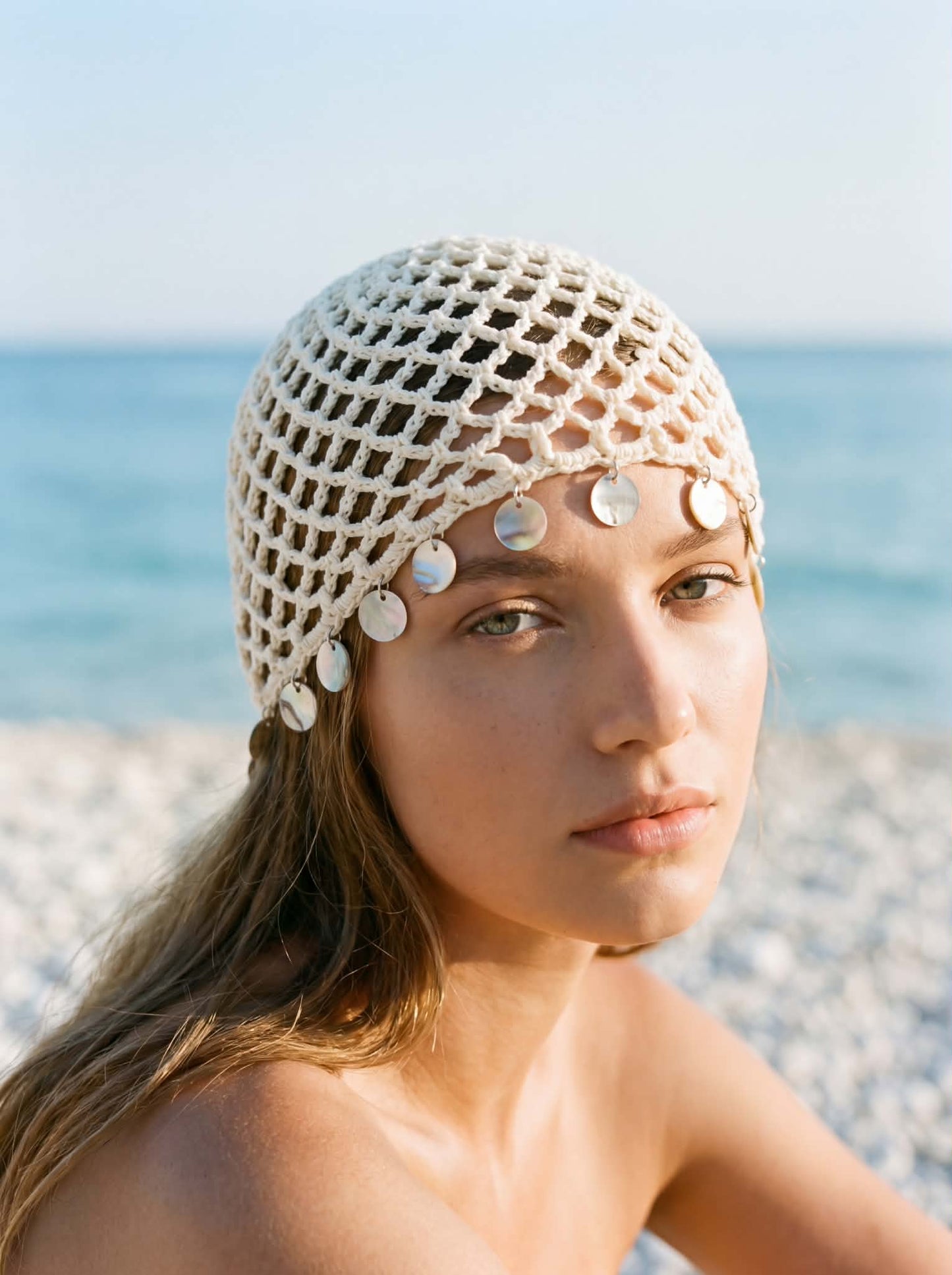 Bonnet filet Coquillage