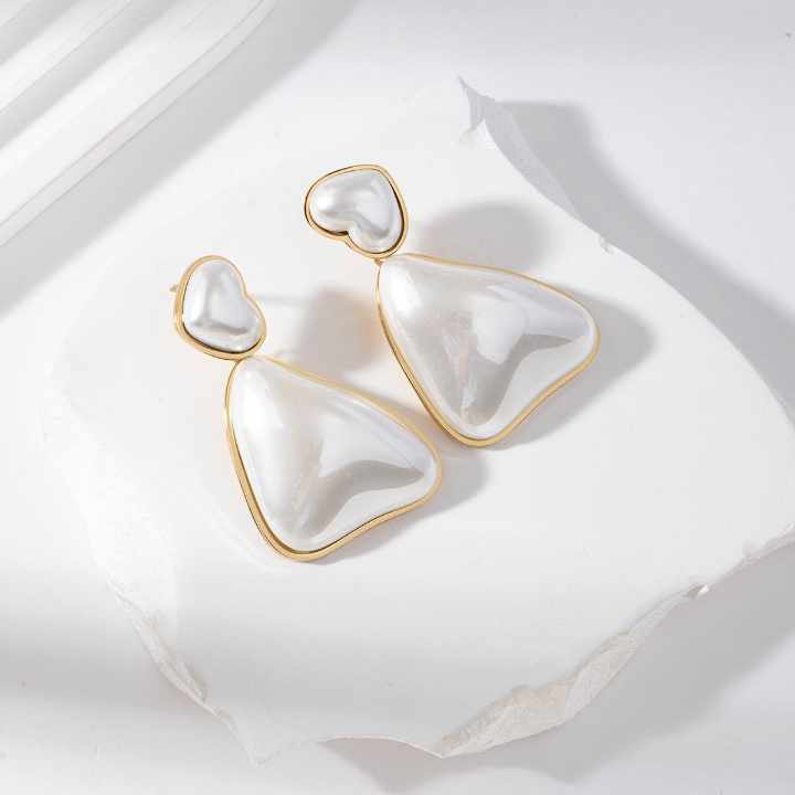 Boucles Coeur Blanc